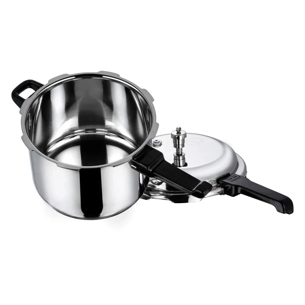 Vinod Stainless Steel Outer Lid Pressure Cooker - Induction Base, 5 L-2.webp